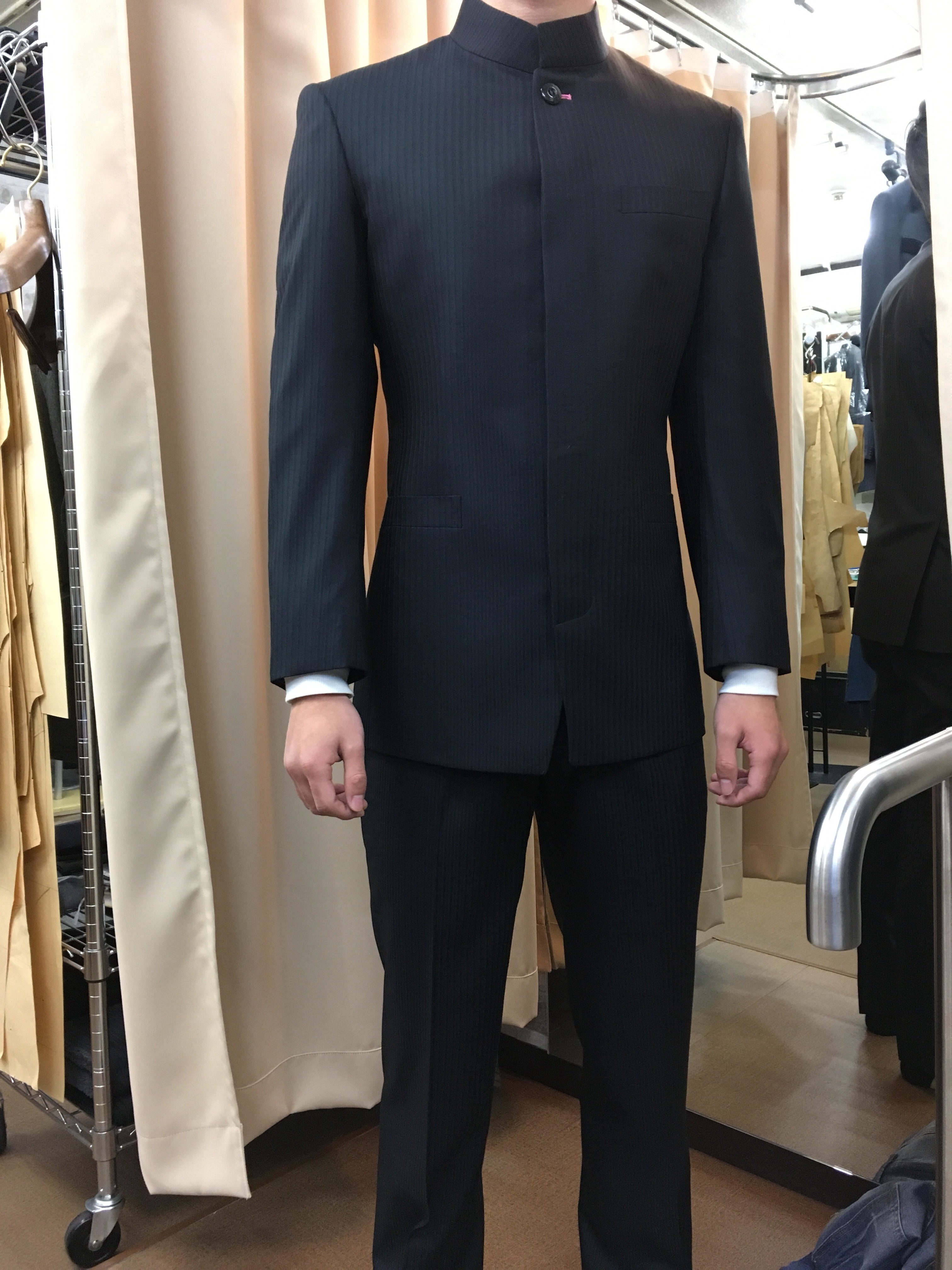 ※M　マオカラーセットアップ シャツネクタイ 成人式 古着 モード 久遠 楽天市場】マオカラー（スーツ・セットアップ｜メンズ